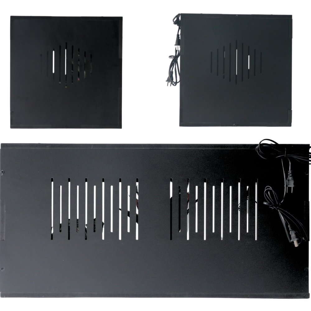 2025 PVC Reptile Terrarium Black 80*40*40CM — YRT-80