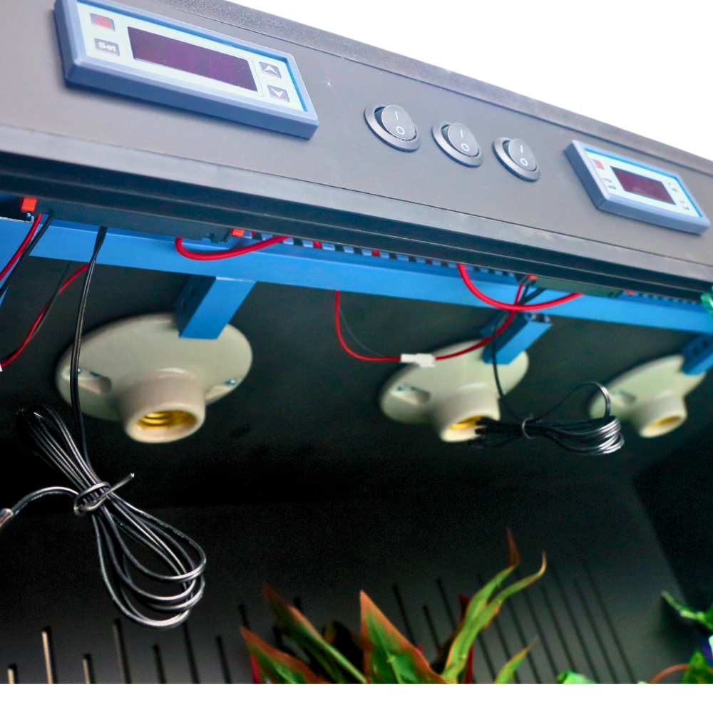 High-grade New PVC Intelligent Temperature Control Reptile Enclosure 100*40*40CM — YRT-100