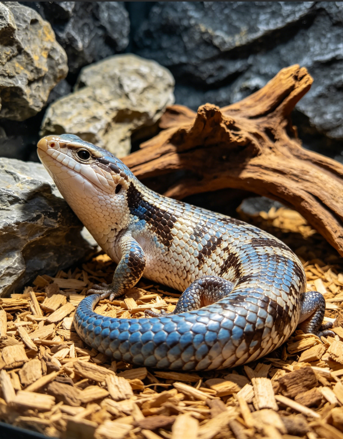 Blue-tongued skink