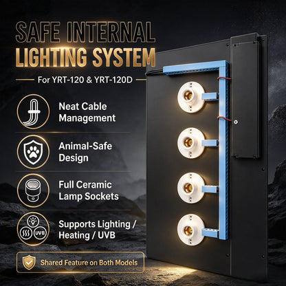 High-grade New PVC Intelligent Temperature Control Reptile Enclosure 40×16×16" — YRT-100