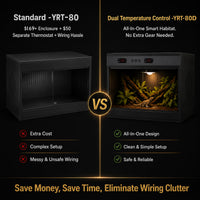 34 Gallon Bearded Dragon Enclosure 32×16×16" — YRT-80