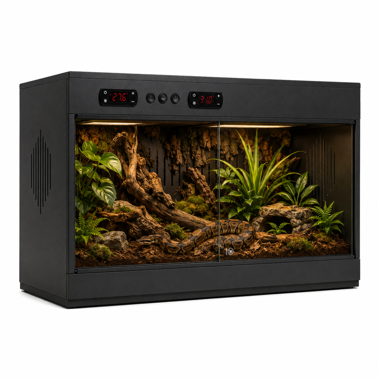 34-Gallon Smart Temperature-Controlled PVC Reptile Enclosure — YRT-80