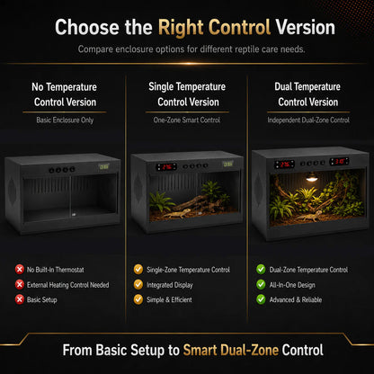 High-grade New PVC Intelligent Temperature Control Reptile Enclosure 40×16×16" — YRT-100