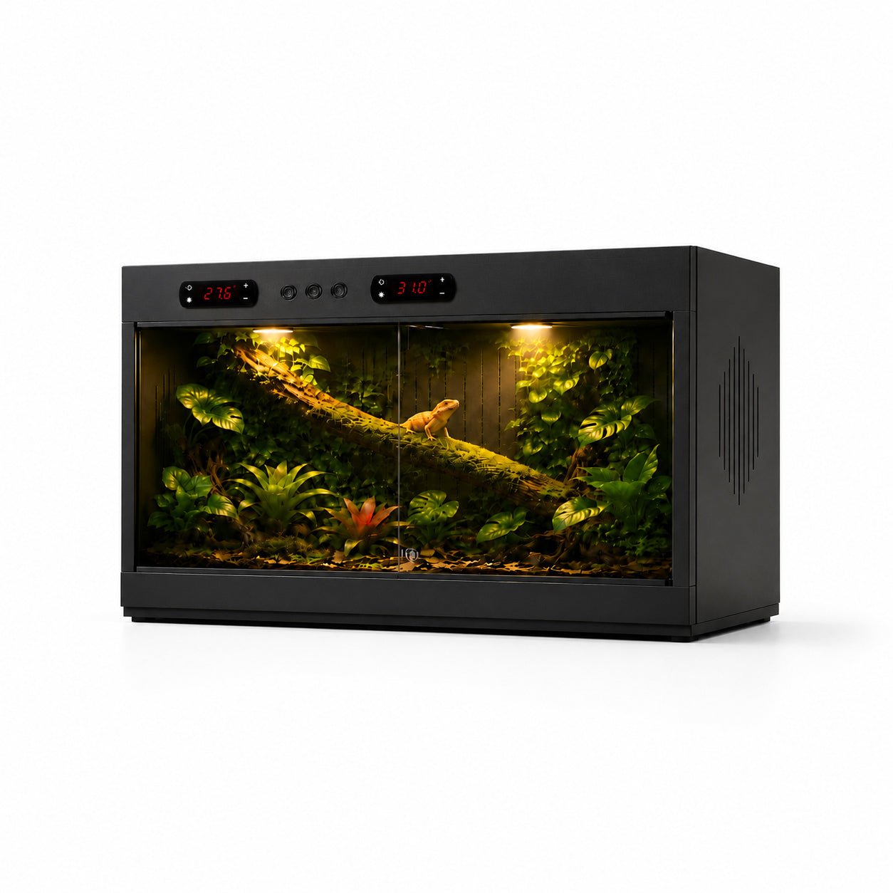 2026 PVC Reptile Terrarium Black 32×16×16"— YRT-80