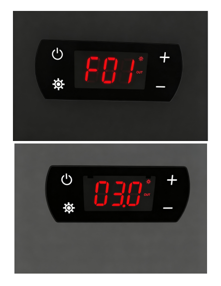 3. Hysteresis Difference Setting (F01 Parameter)