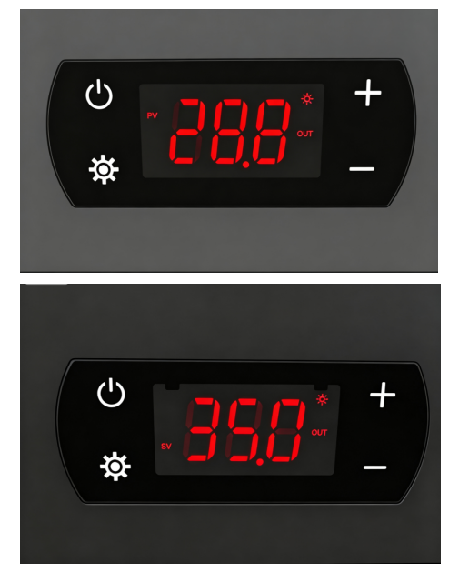 2.Set Target Heating Temperature