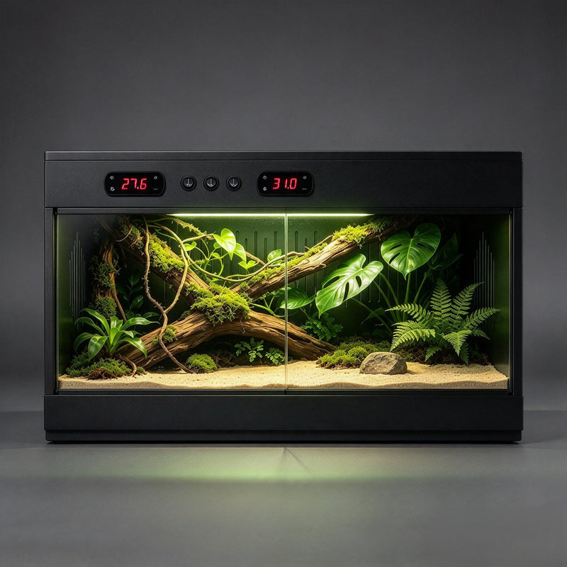 34Gallon Smart Temperature-Controlled PVC Reptile Enclosure — YRT-80D