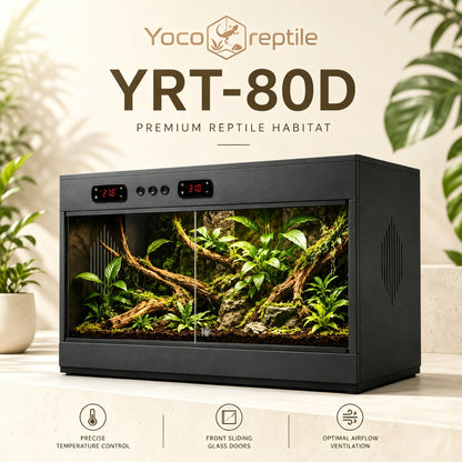 34Gallon Smart Temperature-Controlled PVC Reptile Enclosure — YRT-80