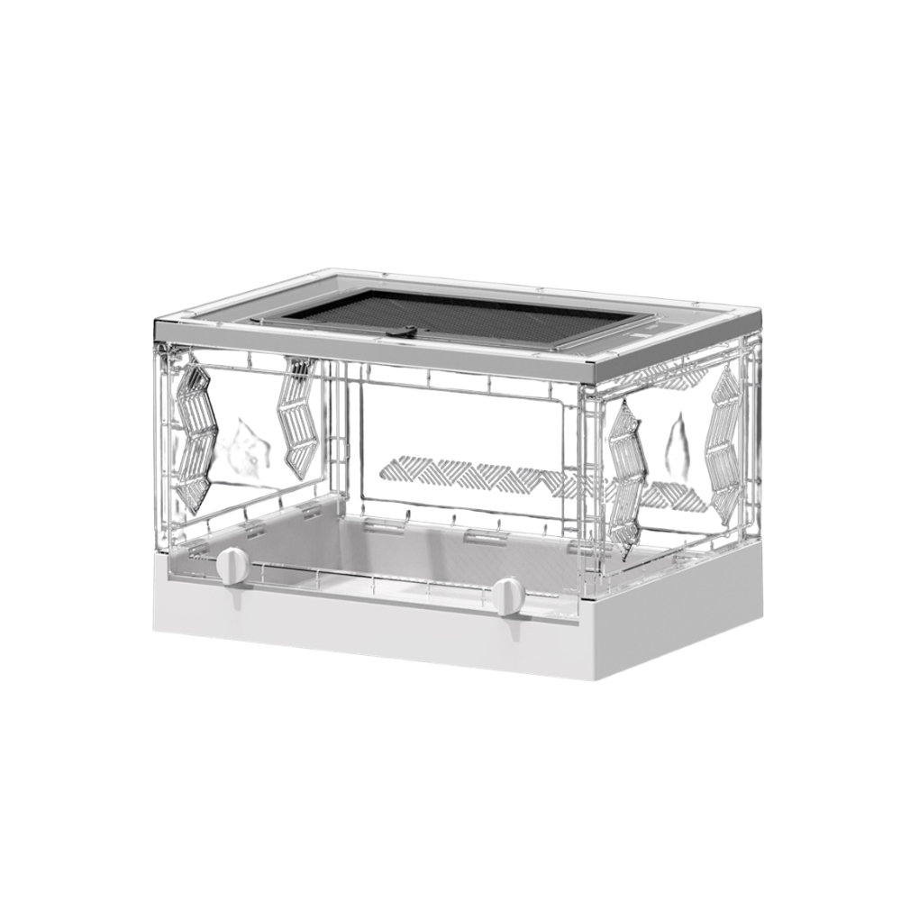 Portable Clear Habitat Tank with Front Opening Door & Ventilation —— YOCO43
