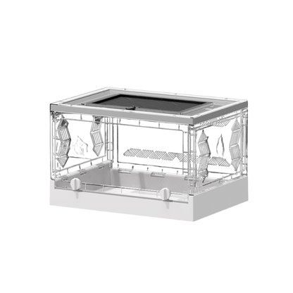 Portable Clear Habitat Tank with Front Opening Door & Ventilation —— YOCO43